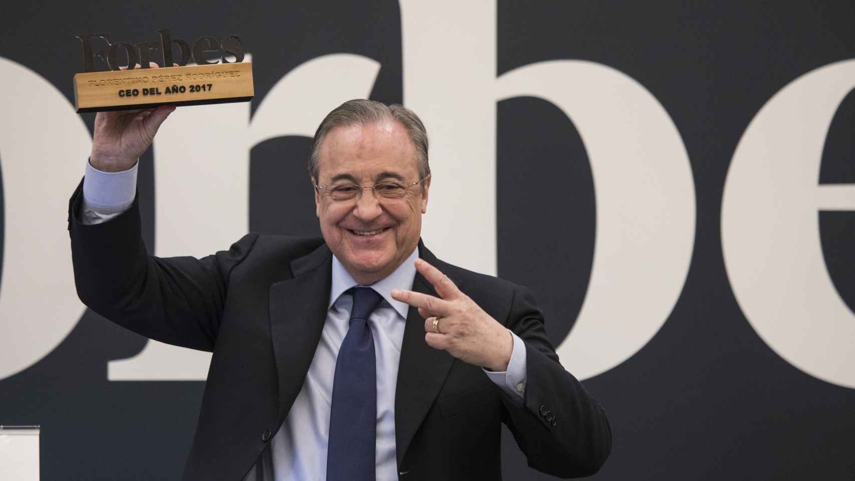 Florentino Pérez, elegido mejor CEO 2017 por Forbes