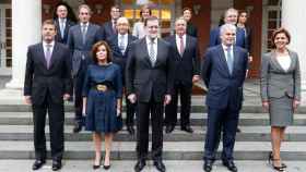 Foto de familia del Gobierno Rajoy.