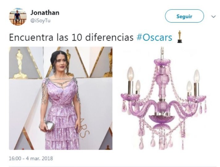Los mejores memes de la gala de los Oscar 2018