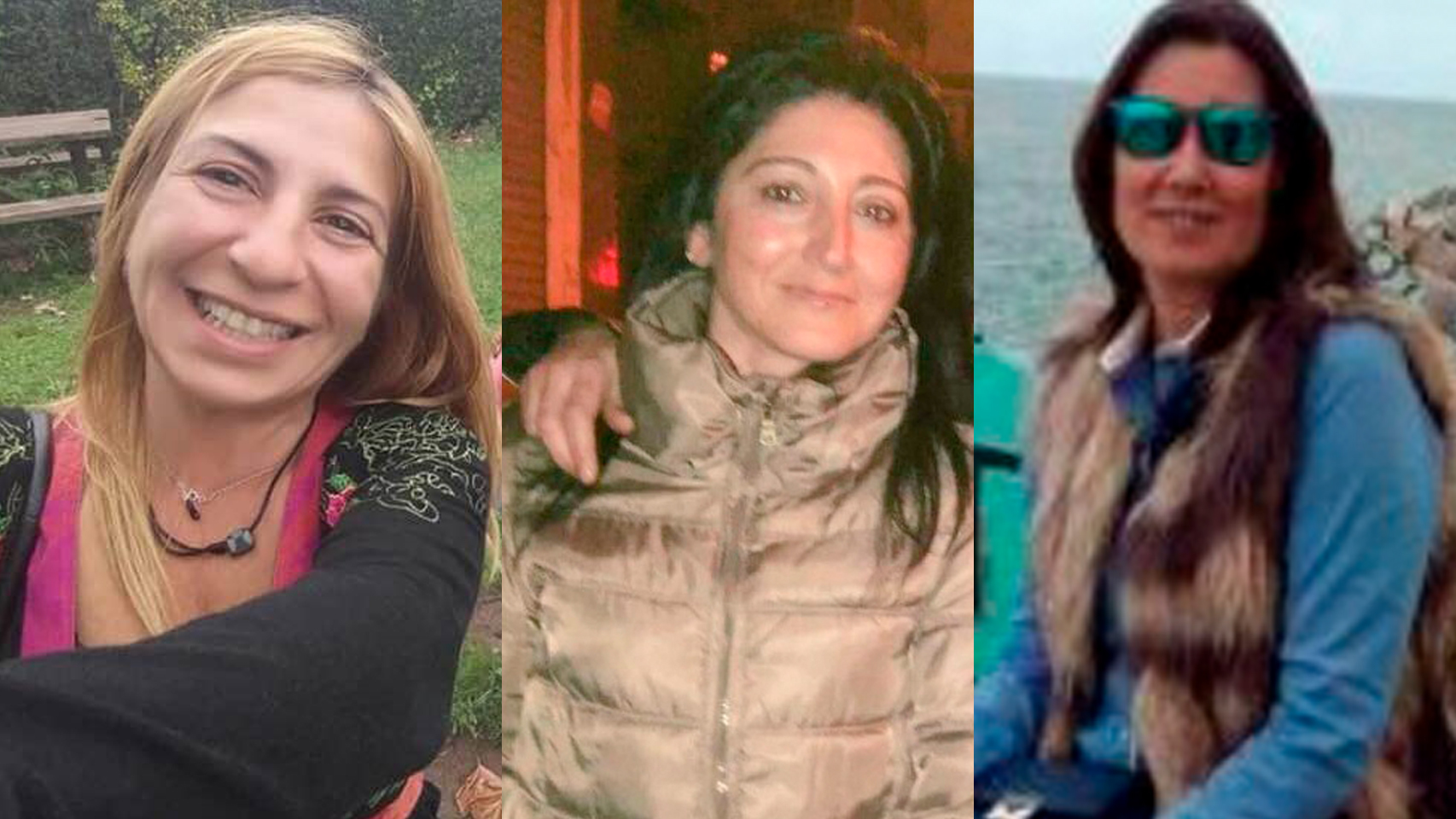 Paz, Lorena y Concepción, las tres desaparecidas