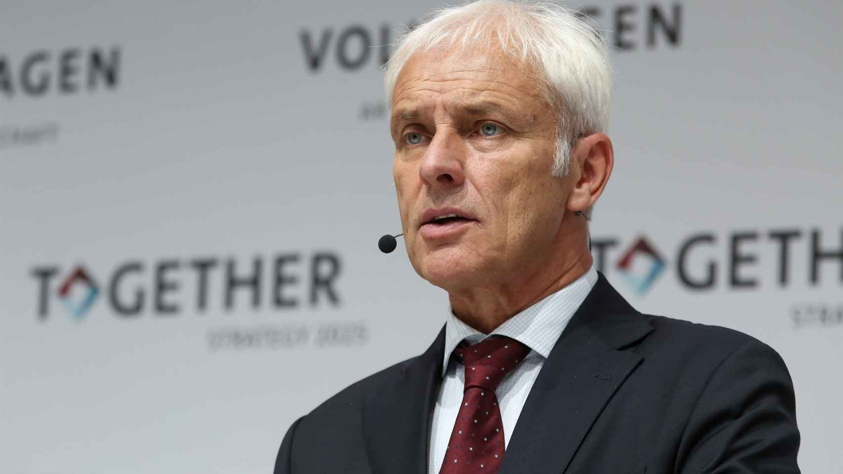Matthias Müller, presidente del Grupo Volkswagen.