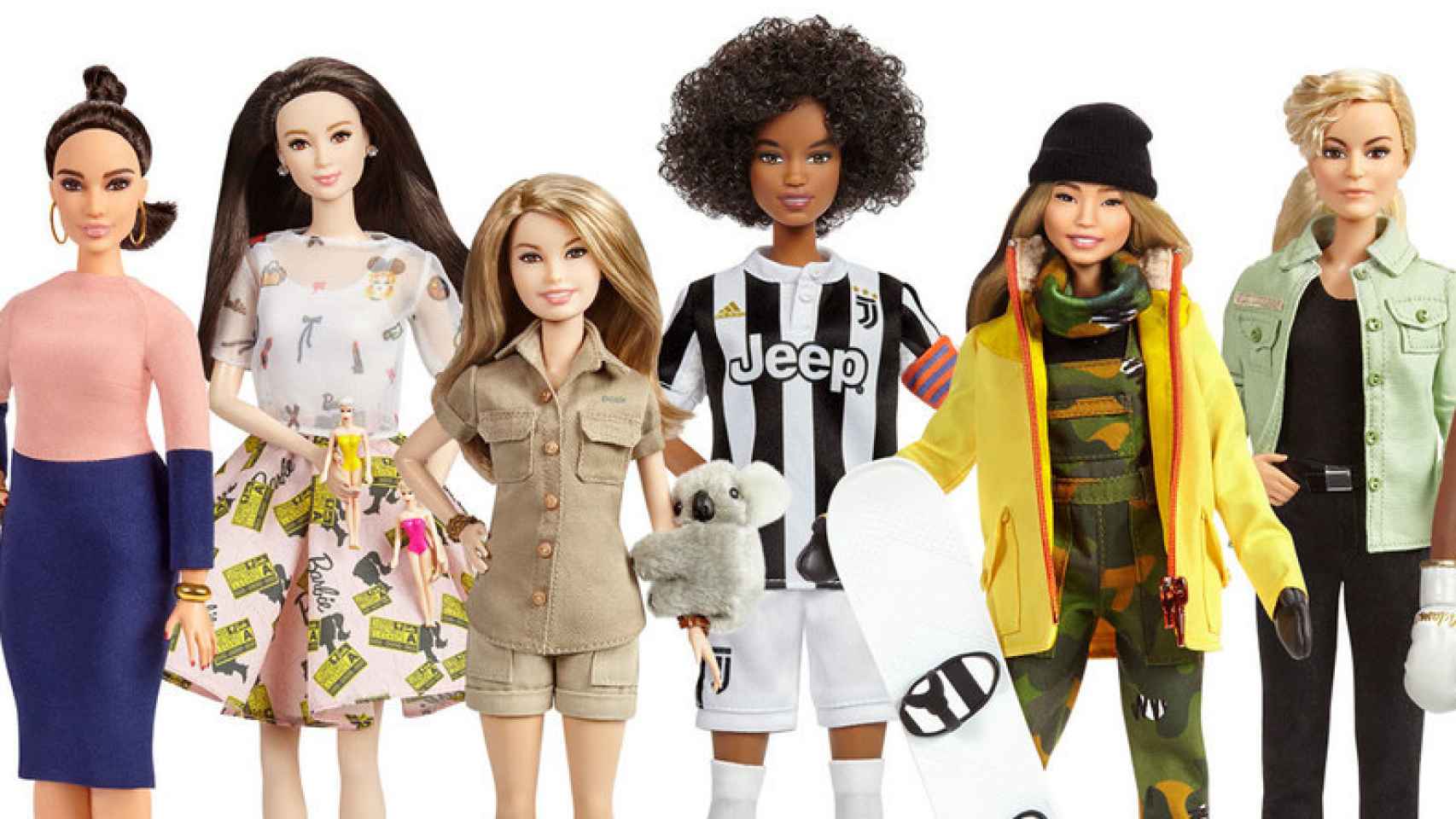 Los nuevos modelos de Barbie.