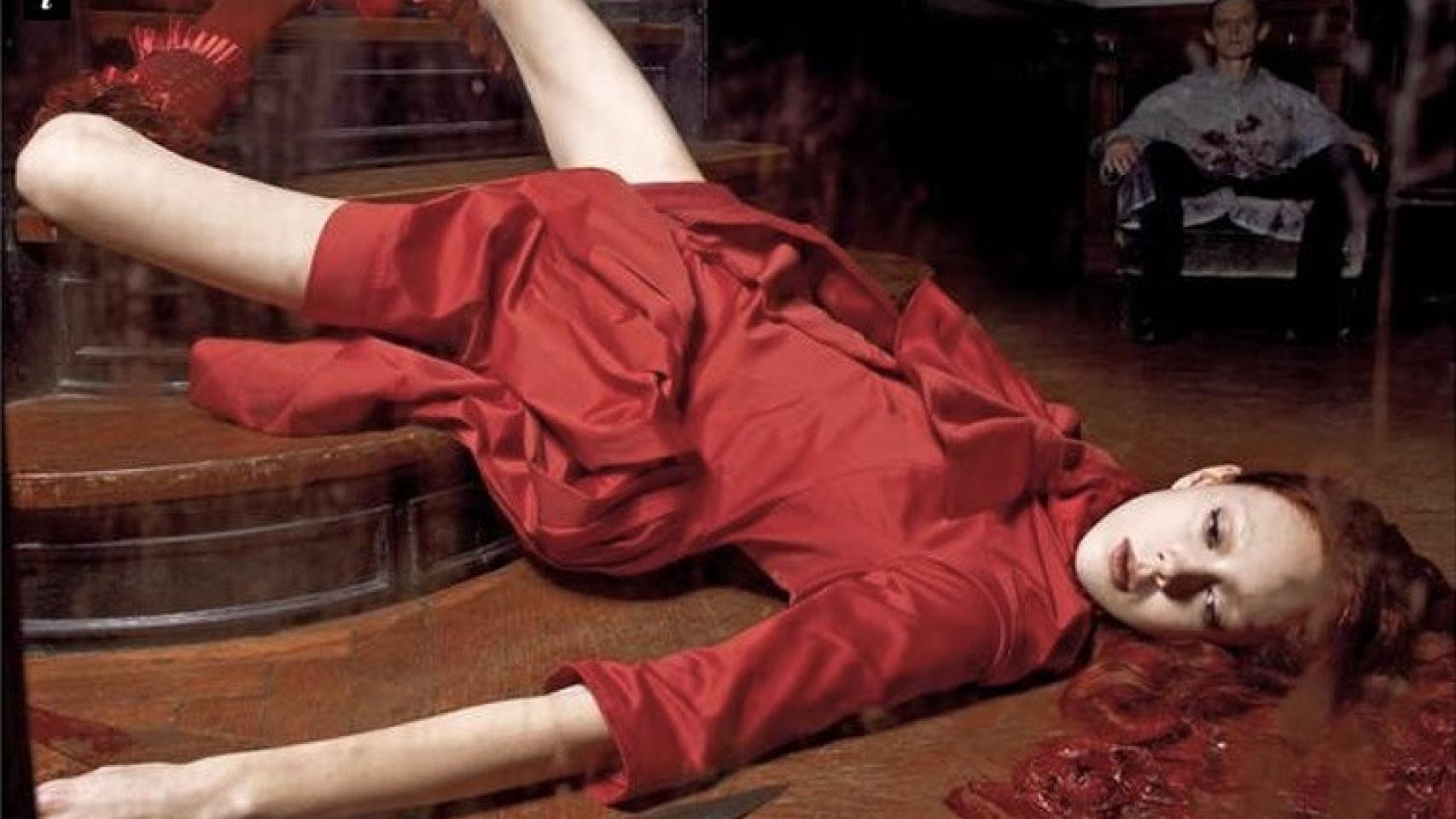 Una de las imágenes del especial 'Cinematic' de Vogue Italia que fotografió Steven Meisel en 2014.