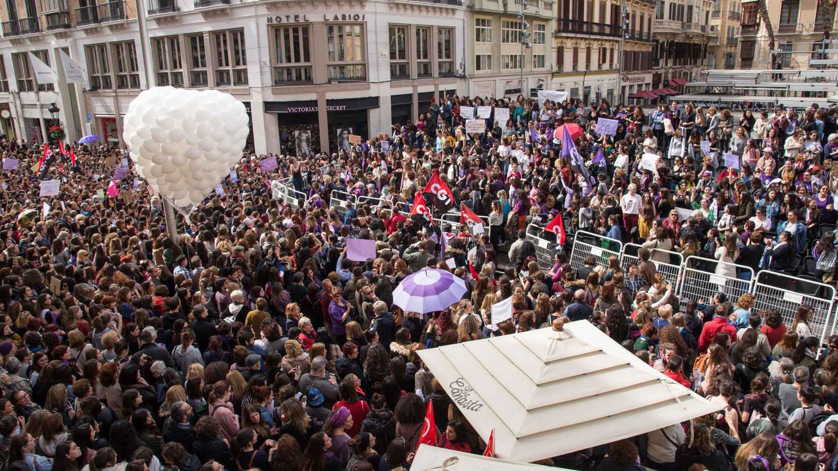 Manifestación del 8-M en Málaga