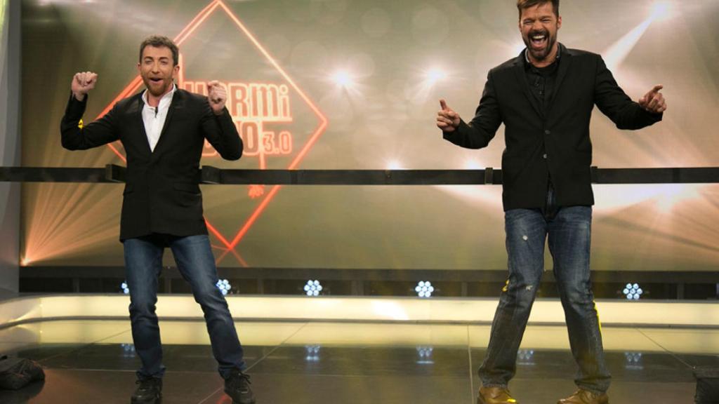 Ricky Martin con Pablo Motos.