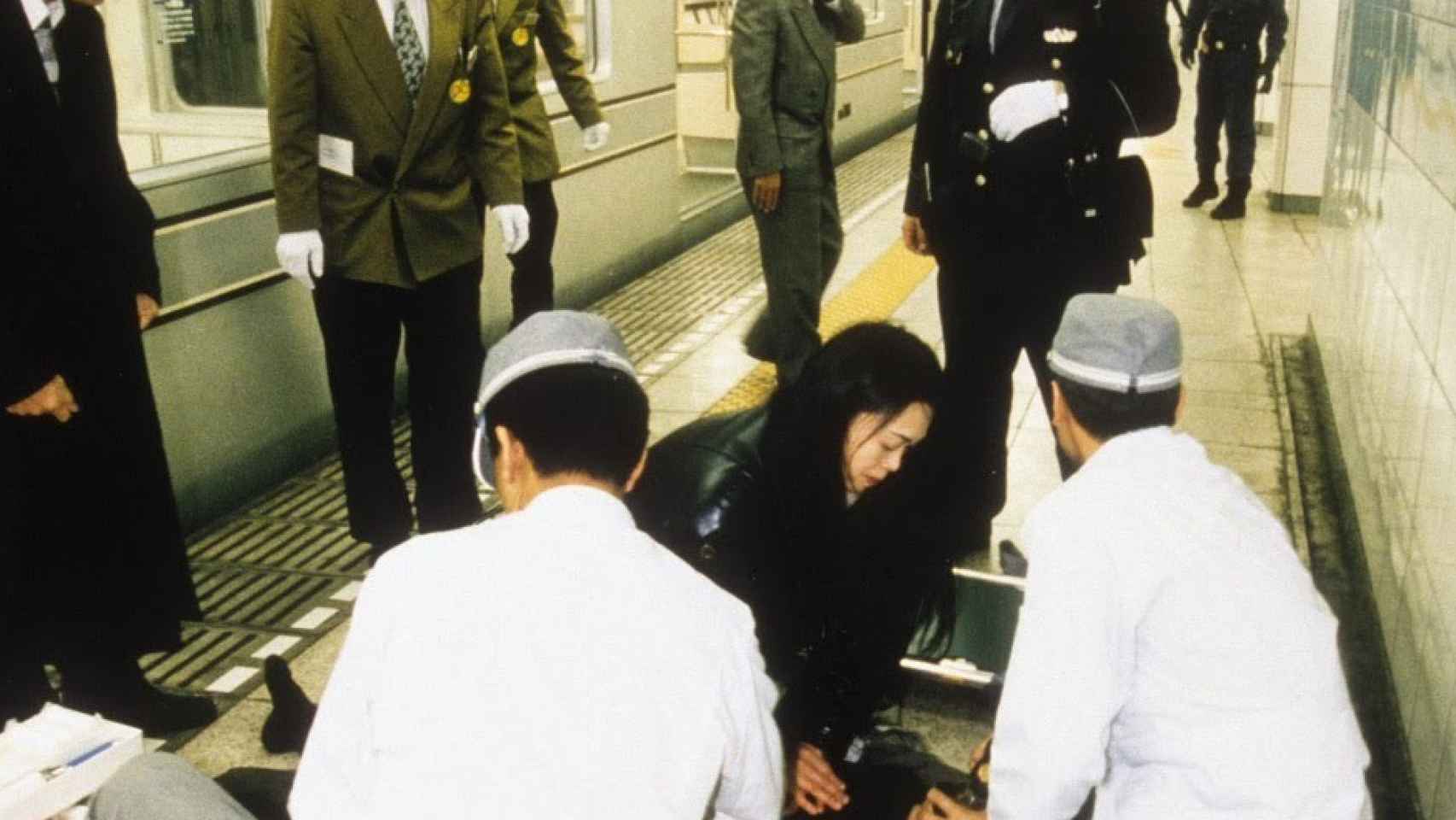 Ataque con gas sarín en el metro de Tokio en 1995.