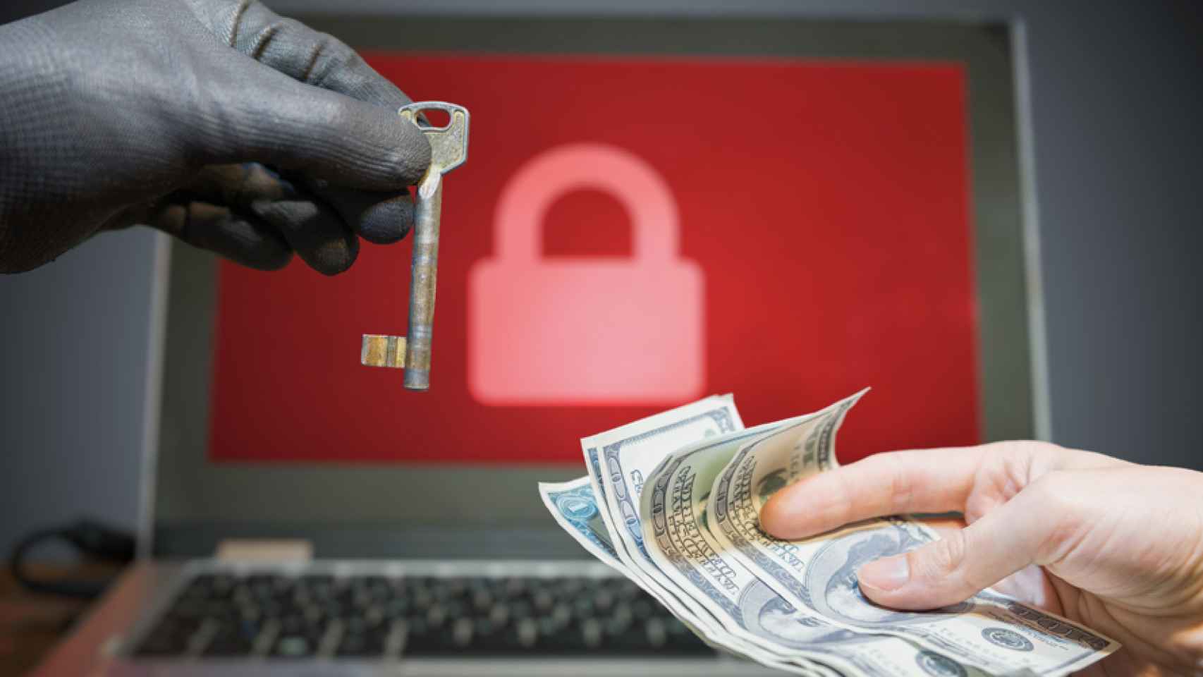 La técnica del ransomware implica pedir dinero a cambio de una clave o llave de cifrado