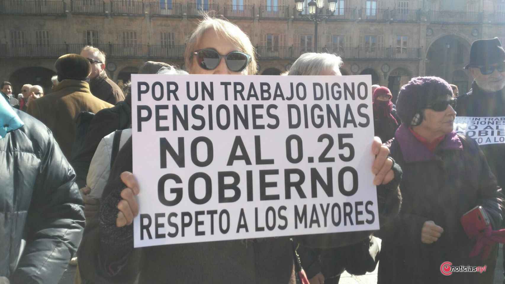 Manifestación jubilados pensiones 2