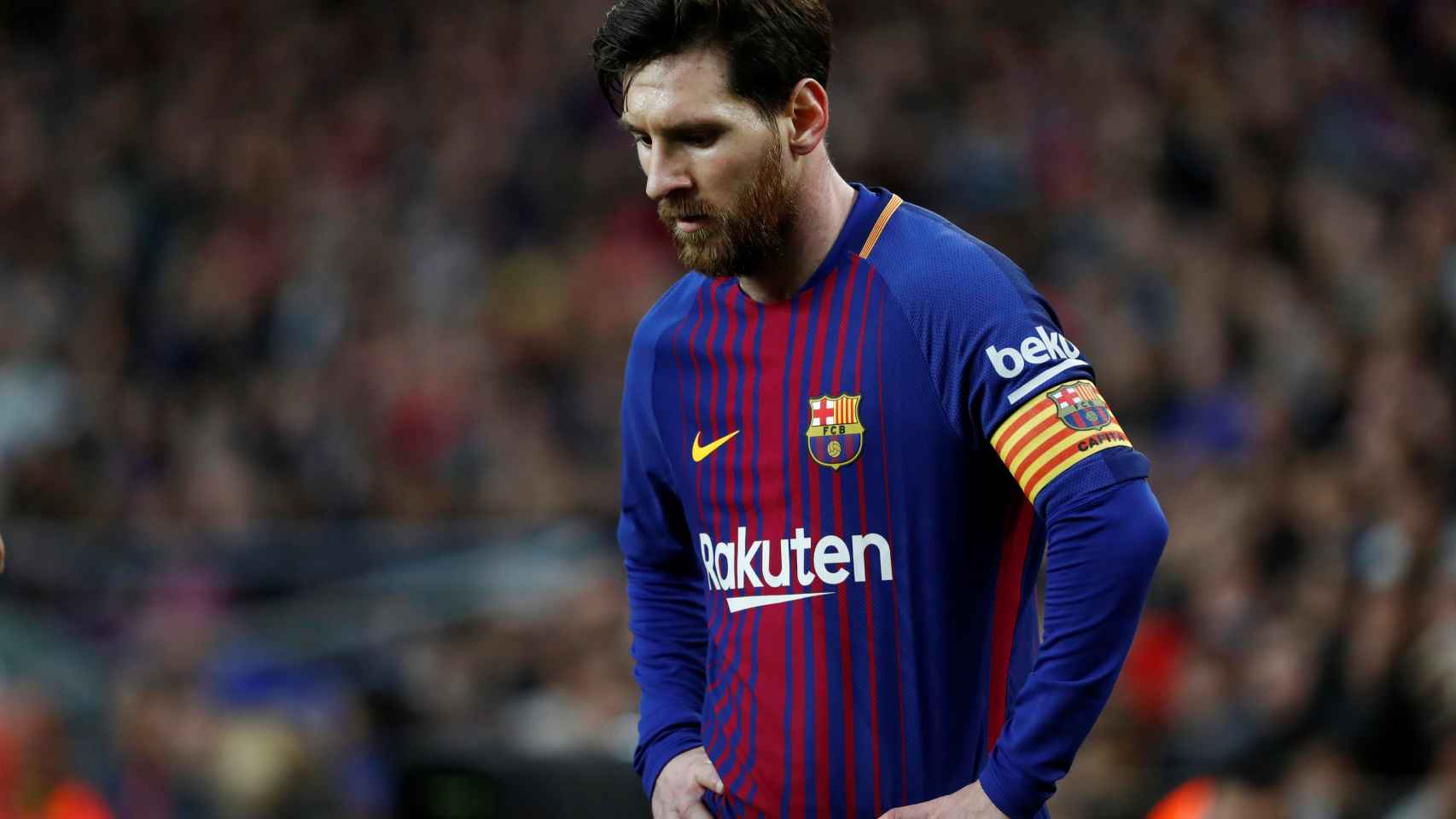 Messi, en un partido reciente del Barcelona.