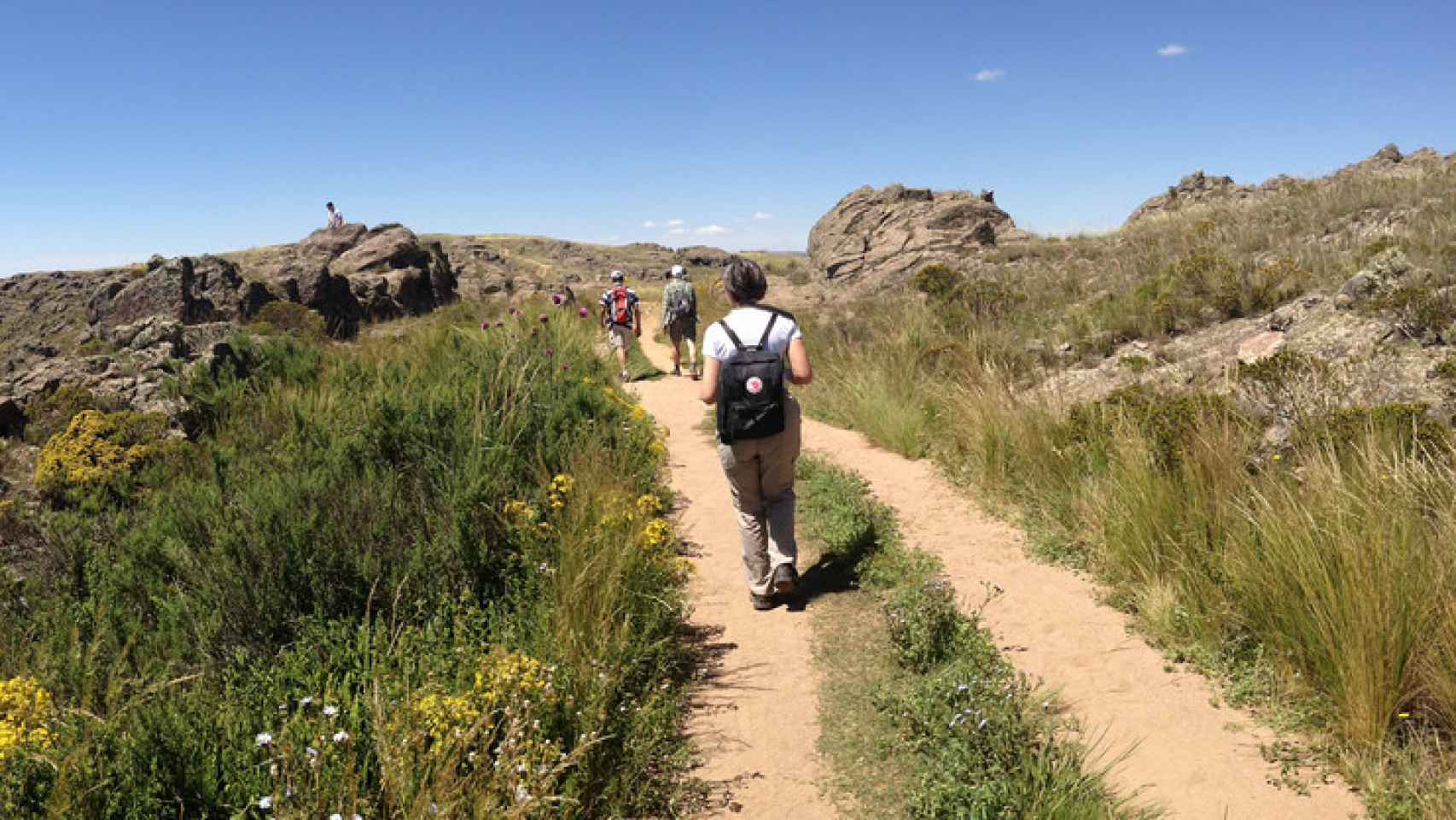La Quebrada del Condorito es una zona ideal para hacer trekking.