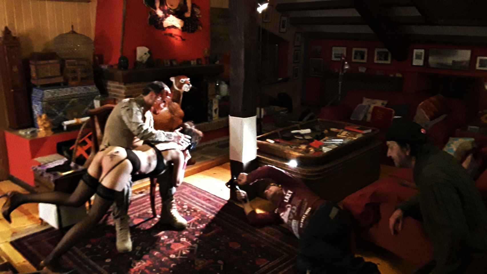 Una de las escenas de La doma, dirigido por Sánchez Dragó.
