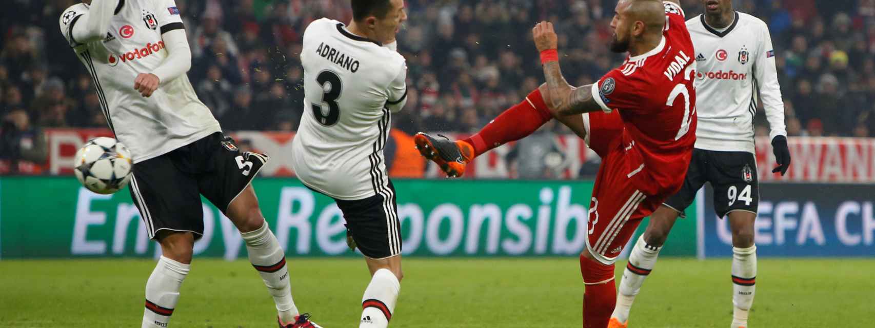 Imagen del Bayern - Besiktas de la ida.