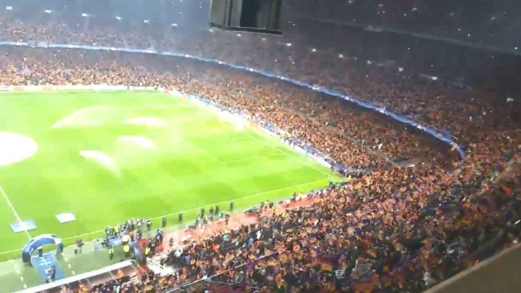 Camp Nou contra el Chelsea en la vuelta de octavos de la Champions