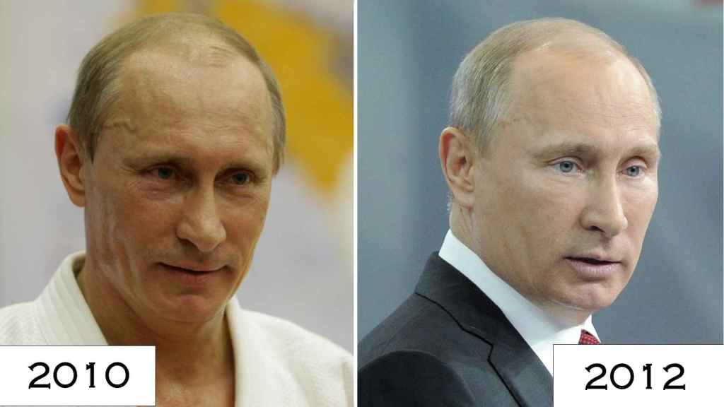 El antes y el después de Vladimir Putin.