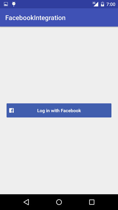 facebook login
