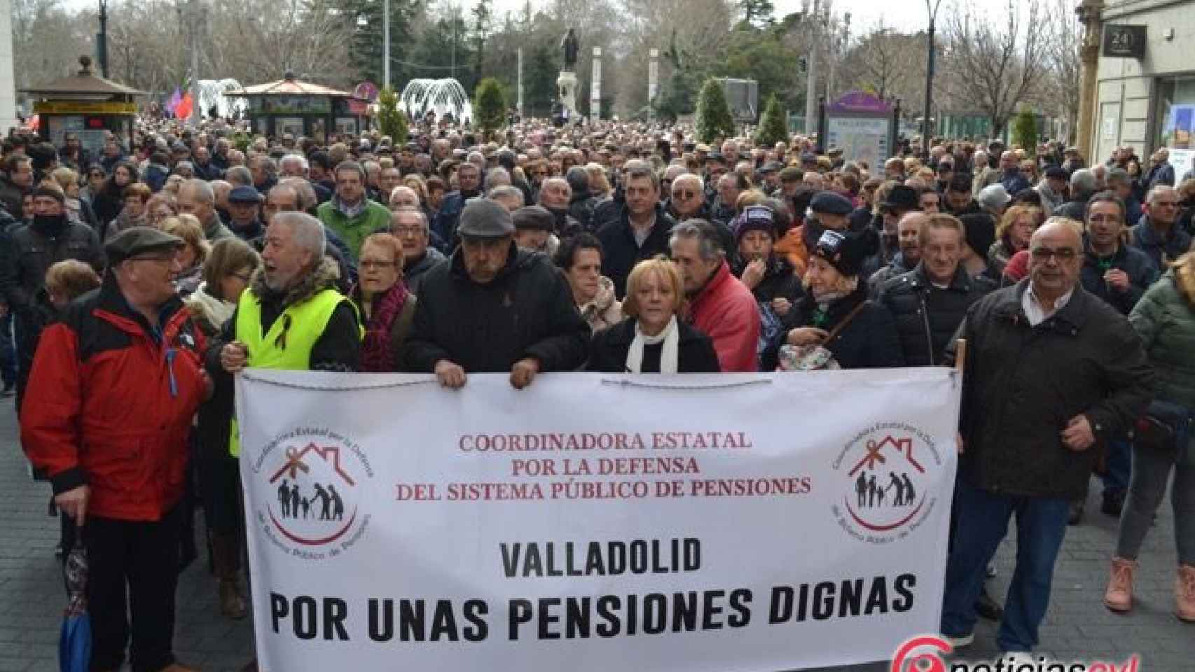 manifestacion defensa pensiones dignas valladolid 20