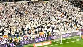 Homenaje a Gabriel en el Santiago Bernabéu