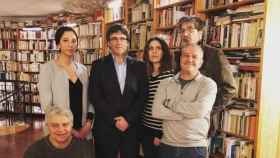Puigdemont junto a miembros del Consejo municipal de Ginebra / TWITTER