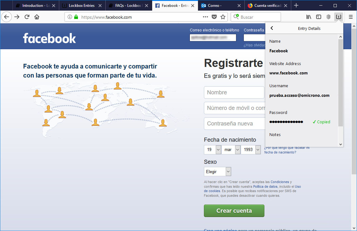 usar gestor de contraseñas mozilla firefox lockbox