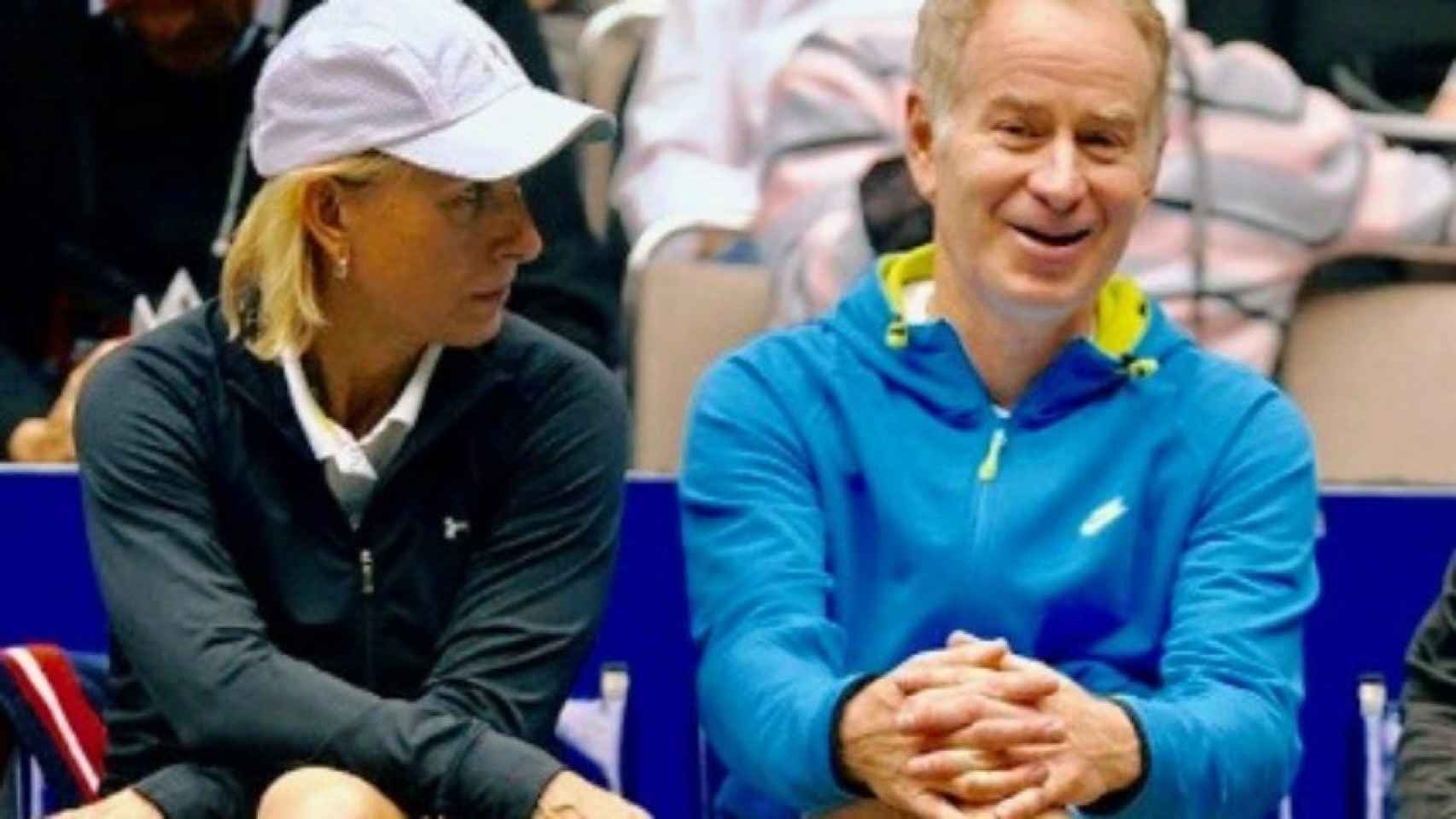 Navratilova y McEnroe.