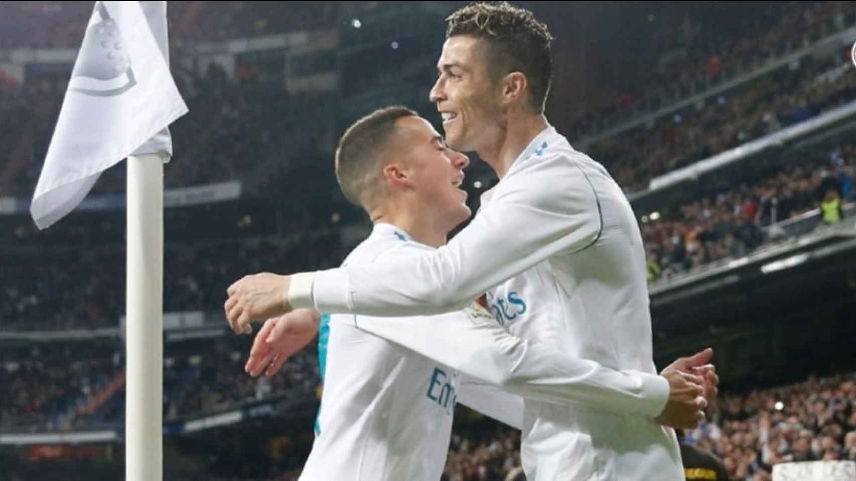 Cristiano felicita a Lucas por su gol al Girona