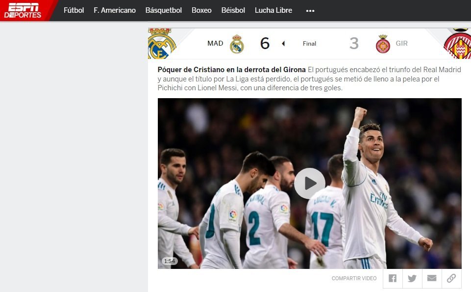 La prensa internacional se rinde ante Cristiano Ronaldo