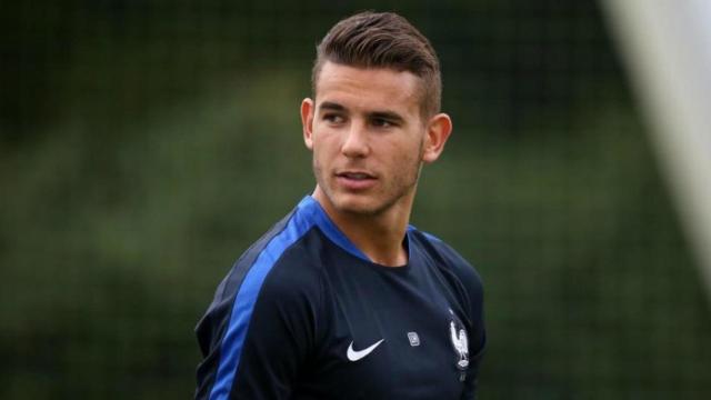 Lucas hernandez, con la selección francesa. Foto: fff.fr