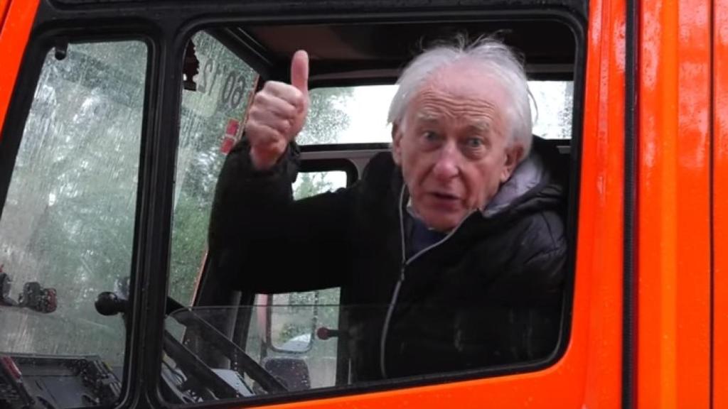 El presidente de Tabarnia, Albert Boadella, en un momento del vídeo.