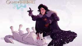 Jon Snow pasado por el filtro Disney del ilustrador Fernando Mendonça.