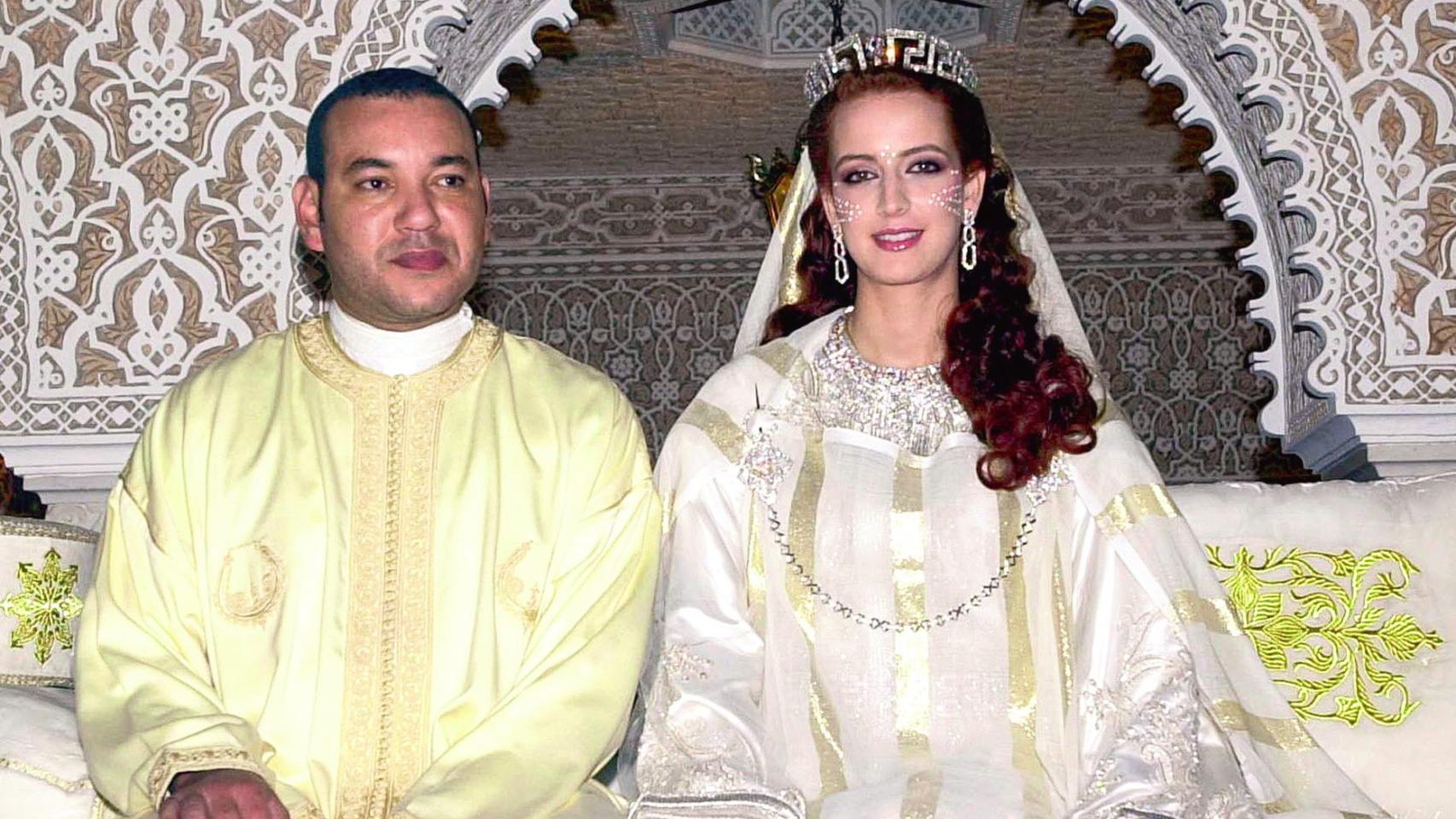 Mohamed VI y Lalla Salma.