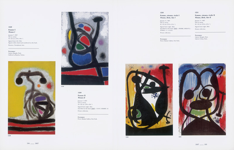Catálogo razonado de pinturas de Joan Miró