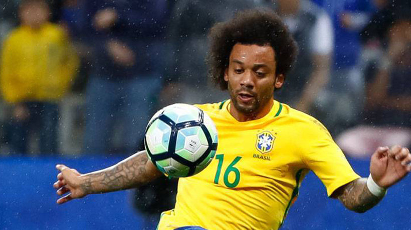 Marcelo con la selección brasileña