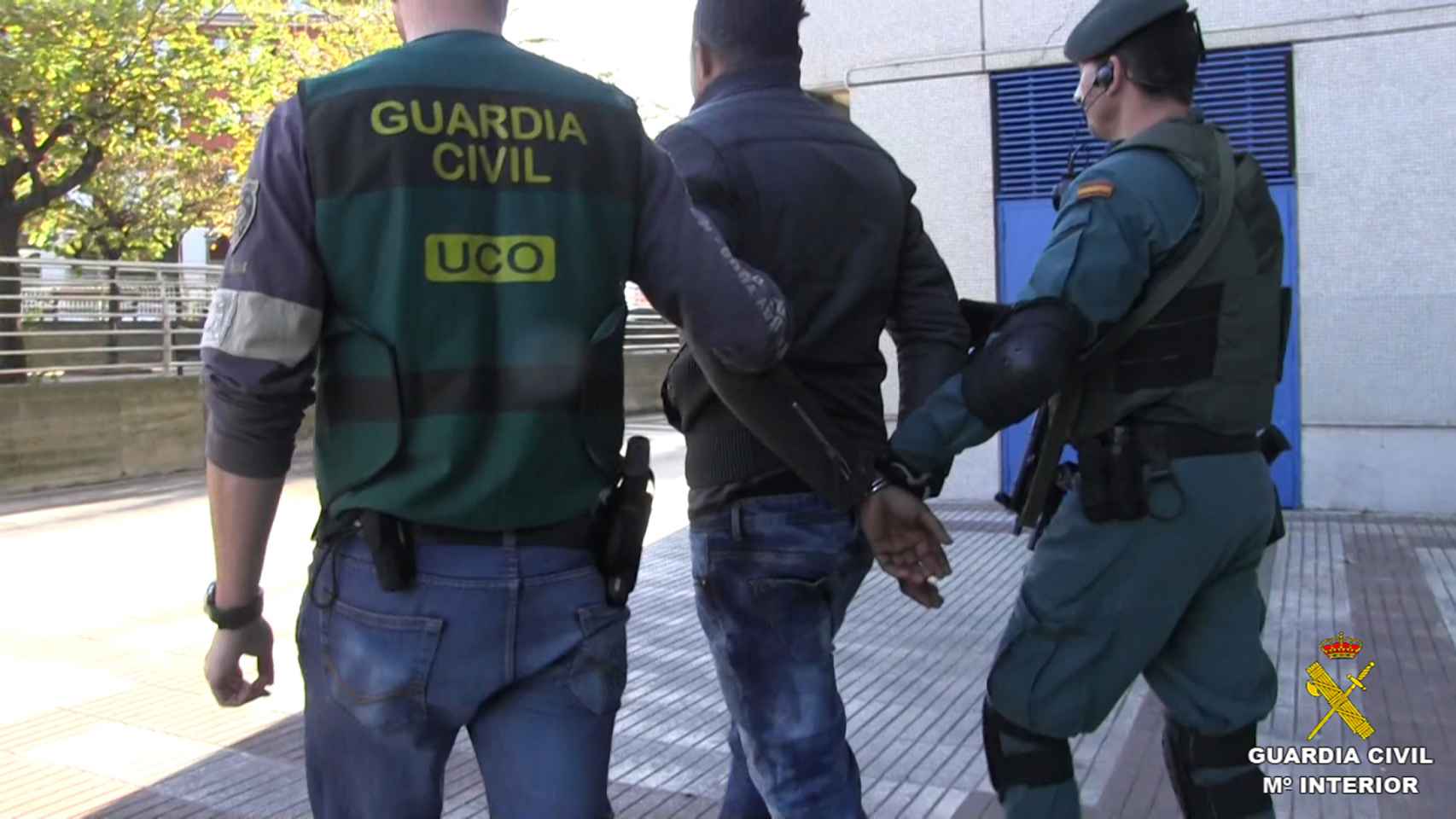 Detenciones practicadas por la Guardia Civil en el marco de la operación.