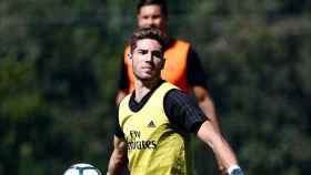 Luca Zidane en el entrenamiento