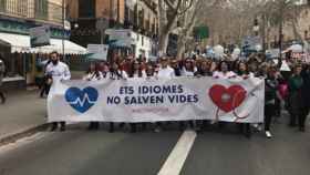 Manifestación del colectivo Mos Movem en Palma