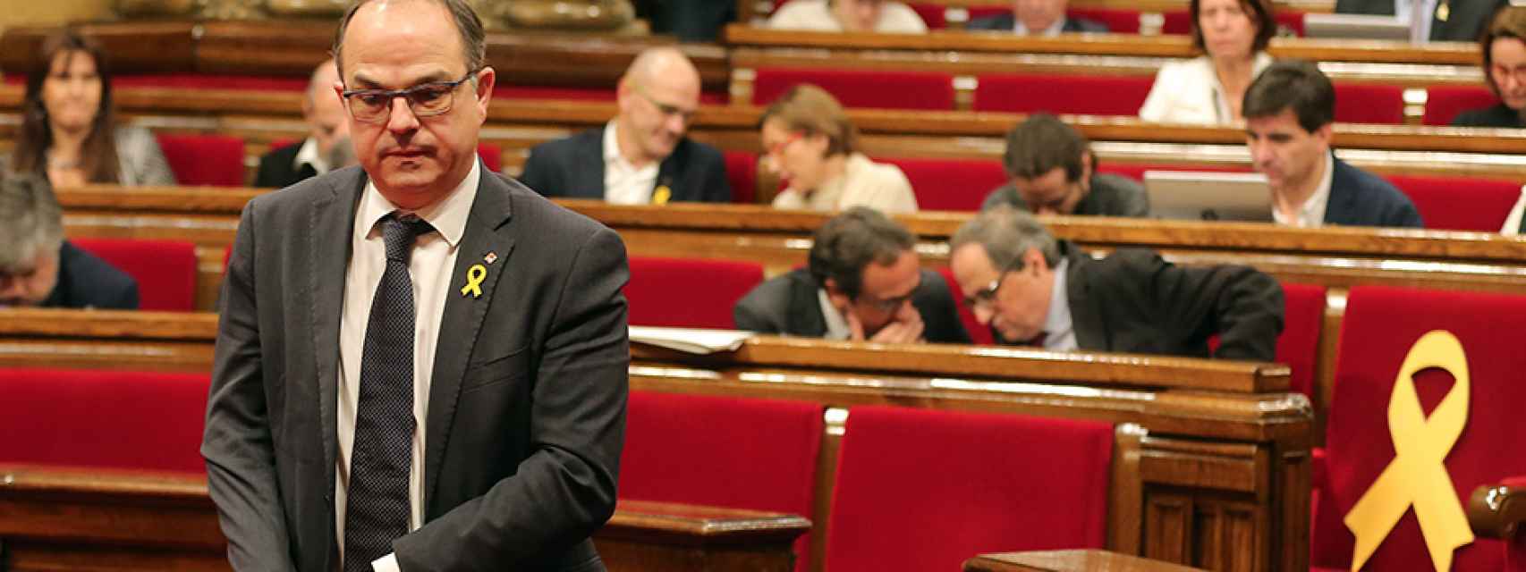 Jordi Turull en el Parlament de Cataluña.