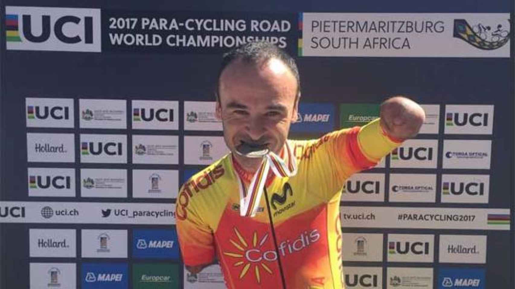 Ricardo Ten ya fue plata en el Mundial de ruta de Sudáfrica 2017.