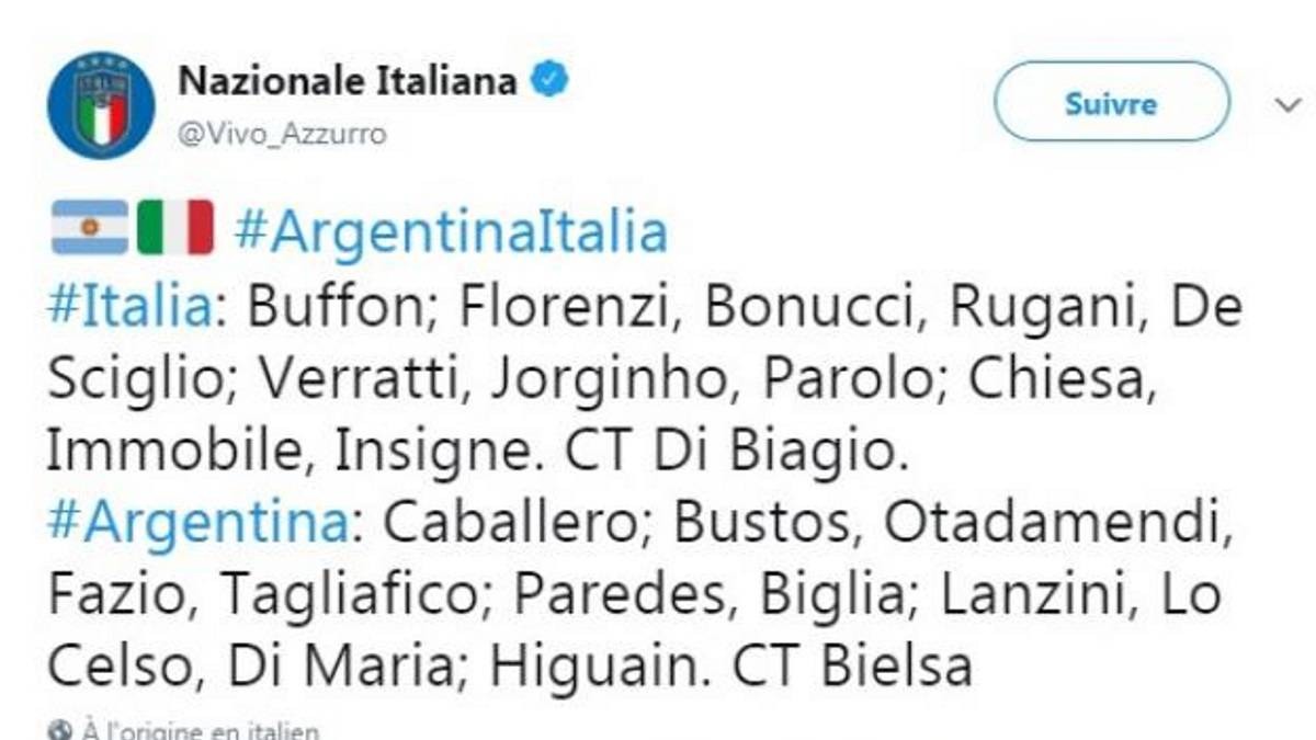 El viral error de la selección italiana con Bielsa