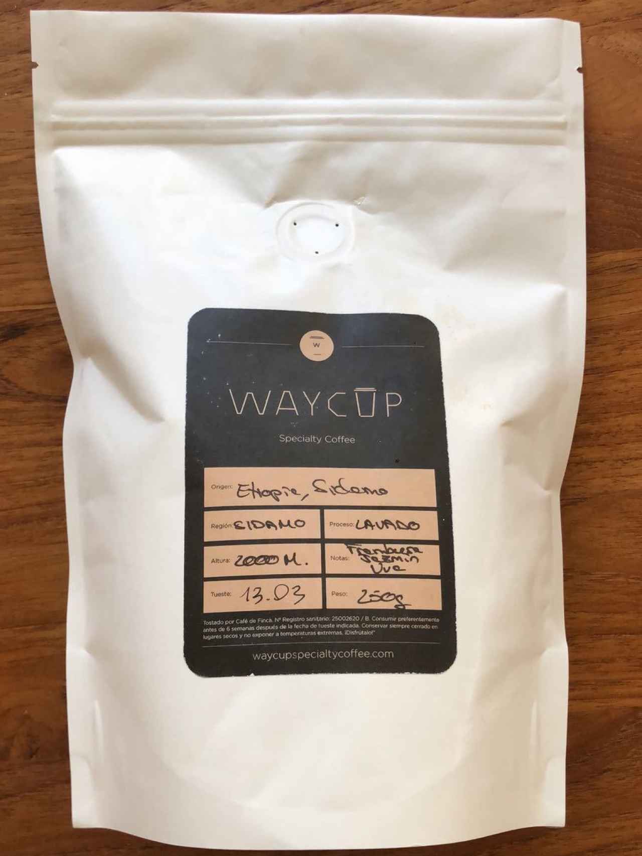 Bolsa de café de WayCup