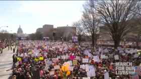 Manifestación contra las armas en Washington
