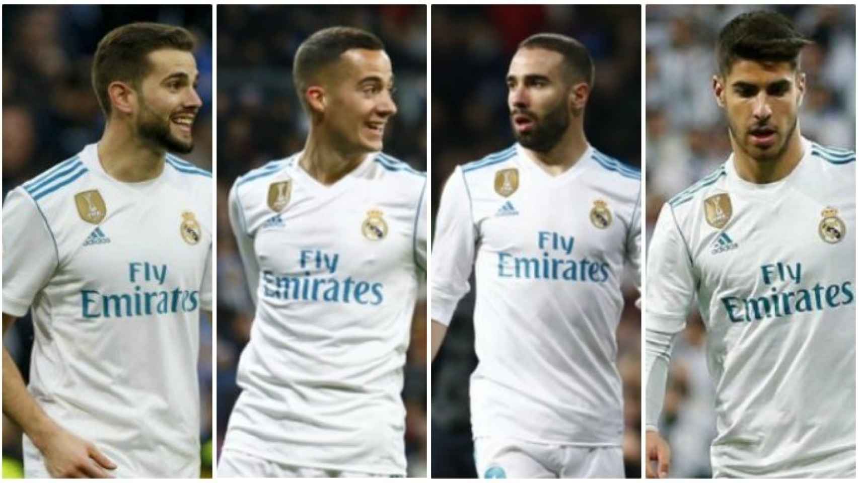 Nacho, Lucas, Carvajal y Asensio, los cuatro mosqueteros del Madrid