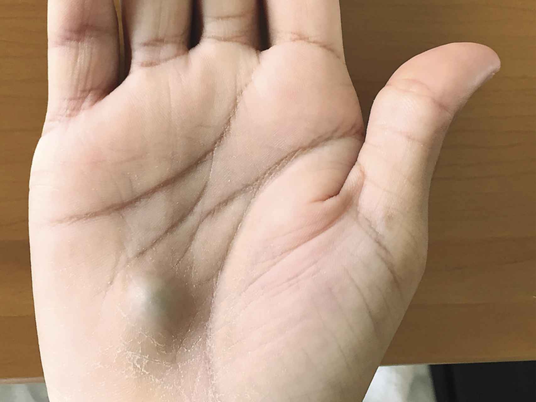 El aspecto de la mano del hombre
