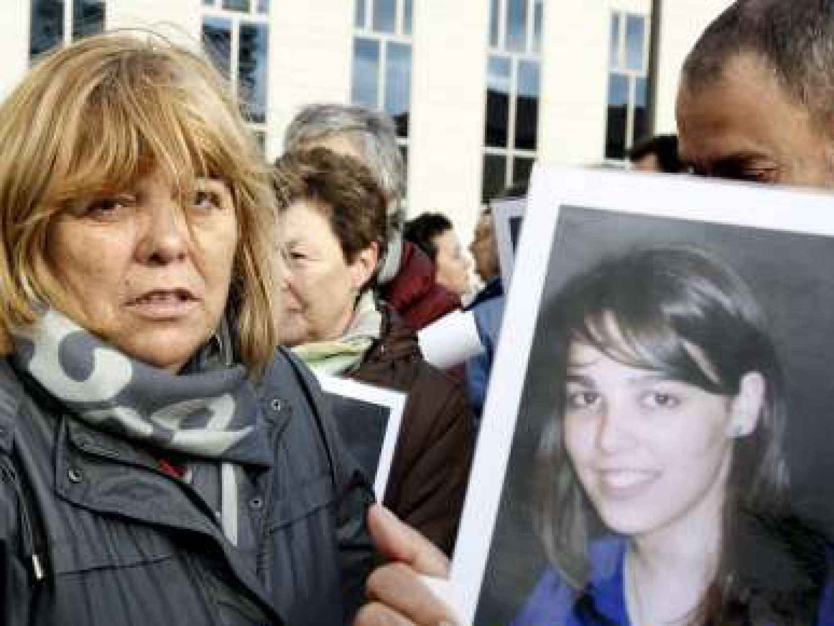 Asun Casasola, la madre de la joven Nagore Laffage asesinada en Sanfermines, durante el juicio celebrado en Pamplona. EFE.