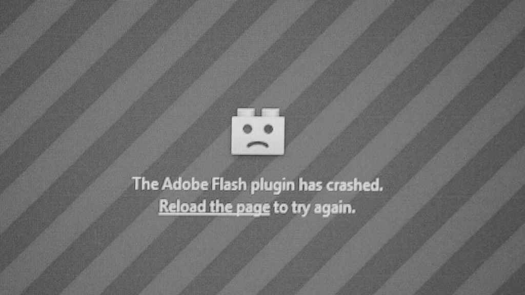 Mensaje de Adobe Flash