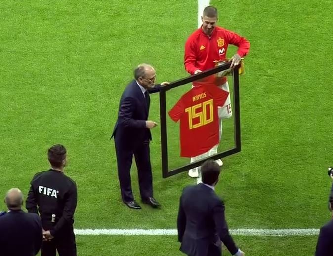 El homenaje del Wanda Metropolitano a Sergio Ramos