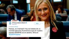 El PP de Madrid saca su lado más macarra para defender a Cifuentes en Twitter