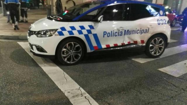 Coche de la Policía Municipal en Valladolid