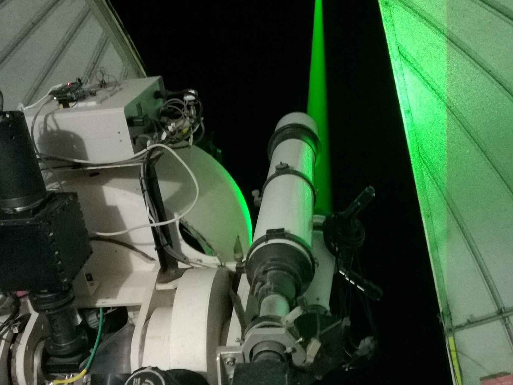 Estación de telemetría láser del Real Observatorio de la Armada.