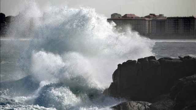 Galicia ha registrado olas de hasta ocho metros. Imagen de archivo.