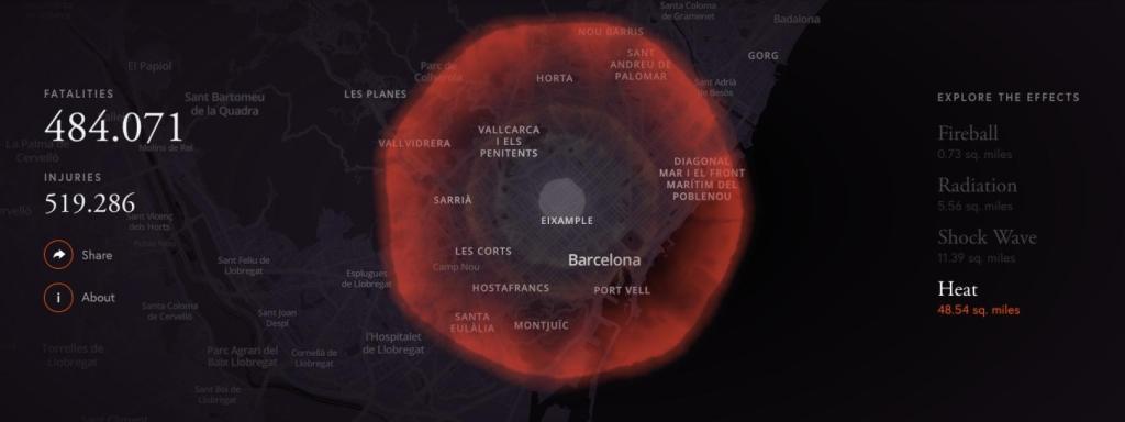Que Pasaria Si Cae Una Bomba Nuclear En Madrid